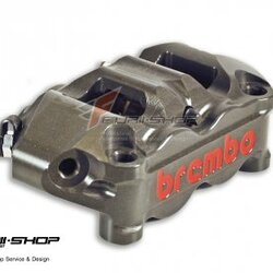 ปั้มเบรค/ปั้มล่าง/ปั้มแต่ง ปั้ม Brembo 100mm สีไทเทเนียม ปั้ม Brembo 100mm MONOBLOCK