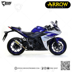 ท่อมอเตอร์ไซค์ Arrow Competition Stainless : for Yamaha YZF-R3/MT03 15-18 /19-20/All new 2021-2022