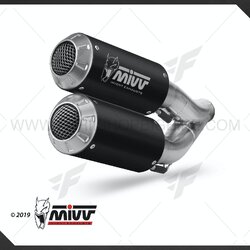 ท่อมอเตอร์ไซค์ MIVV 2 SLIP-ON M3 STEEL BLACK FOR HONDA CB1000 ท่อแต่ง ท่อสูตร ท่อบิ๊กไบค์ ท่อBigbike ท่อไอเสีย