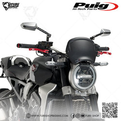 ชิวหน้า PUIG - WINDSHIELD FRONTAL PLATE BLACK FOR HONDA CB1000R