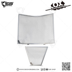 การ์ดหม้อน้ำ Cox Racing Radiator Guard (Silver) : for Suzuki GSXR1000 2017-2018