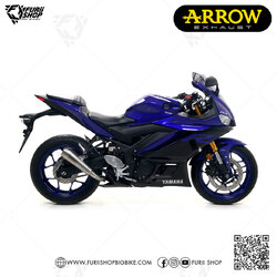 ท่อมอเตอร์ไซค์ Arrow Slip on Moto GP : for Yamaha YZF-R3/MT03 15-18 /19-20/All new 2021-2022