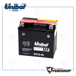 แบตเตอรี่มอเตอร์ไซค์ Unibat MF Series CTZ7S-BS For Yamaha Honda Kawasaki