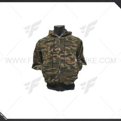 เสื้อแจ็คเก็ต KINGPANTHER HOOD พรางเขียวน้ำตาล