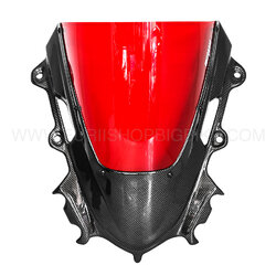 ชิวหน้าลายเคฟล่า MOTOZAAA สีแดง FOR YAMAHA R15 2017