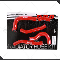 ท่อยางหม้อน้ำ DRC D47-01-153 RADIATOR HOSE KIT CRF 250R 18- RED ท่อแต่ง ท่อสูตร ท่อบิ๊กไบค์ ท่อBigbike ท่อไอเสีย