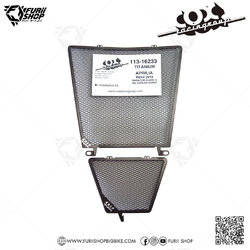 การ์ดหม้อน้ำ Cox Racing Radiator Guard (Titanium) : for Aprilia RSV4 2009-2014 RR/2015-2017 RF