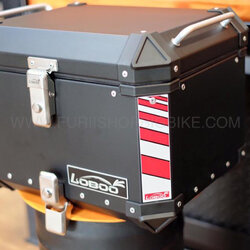กล่องบน LOBOO PIKE TRACKER 45L สีดำ 1ใบ พร้อมชุดยึดบน FOR BMW R1200GS