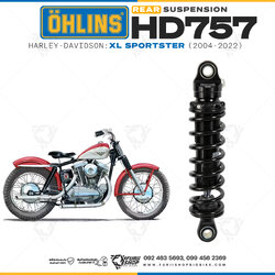 โช๊คหลังแต่ง Ohlins HD757 For Harley-Davidson XL Sportster ปี 2004-2022