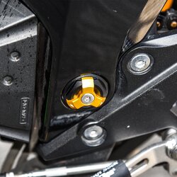 อุดเฟรม BIKERS สีทอง FOR KAWASAKI Z800 มอเตอร์ไซค์ บิ๊กไบค์ Bigbike