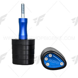 กันล้มกลาง MOTH ทรงหยดน้ำ สีน้ำเงิน FOR KAWASAKI Z900