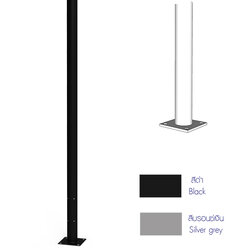 เสาไฟถนนทรงกระบอกกลม สูง 6 เมตร