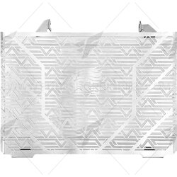 การ์ดหม้อน้ำ LEON สีเงิน FOR YAMAHA MT09 2017