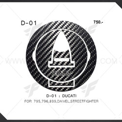 กันรอยฝาถังน้ำมัน Woods Ducati 795,796,899,DAIVEL,STREETFIGHTER
