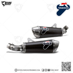 ท่อมอเตอร์ไซค์ Termignoni Slip on พร้อมกล่องกรอง : for Ducati Monster 795/696/796/1100