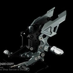 ชุดเกียร์โยง Bikers สีเทา for Kawasaki Ninja300 Z300 คาวาซากิ นินจา