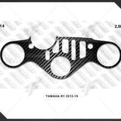กันรอยการ์ดแผงคอ Woods Yamaha R1 2015-2019