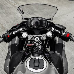 แฮนด์ BIKERS สีดำ FOR KAWASAKI NINJA650