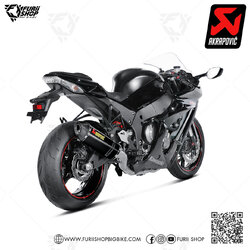 ท่อแต่ง Akrapovic Slip on Carbon คอตรง : for Kawasaki ZX10R 2016-2020 / ZX10RR New 2018-2020!!!