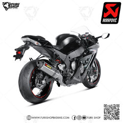 ท่อแต่ง Akrapovic Slip On Titanium : for Kawasaki Zx10R 11-15