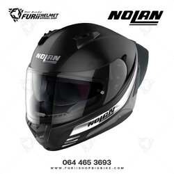 หมวกกันน็อคเต็มใบ NOLAN Outset Flat Black White (20)