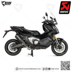 ท่อแต่ง Akrapovic Slip on Black Limited : for HONDA XADV 750 2017-2020/All new 2021-2023