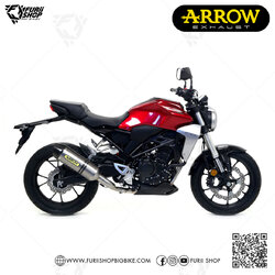 ท่อมอเตอร์ไซค์ ARROW TITANIUM CARBON SLIP-ON FOR HONDA CB300R ท่อแต่ง ท่อสูตร ท่อบิ๊กไบค์ ท่อBigbike ท่อไอเสีย