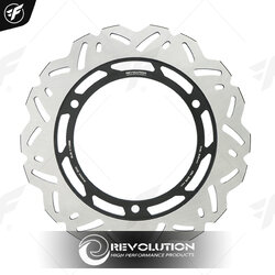 จานดิสเบรคหลัง ลายหยัก REVOLUTION V3 X-MAX300 จาน245mm