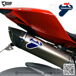 ท่อมอเตอร์ไซค์ Termignoni Underseat คู่ออกท้าย : for Ducati Panigale V2 2020-2021