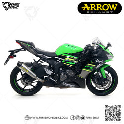 ท่อมอเตอร์ไซค์ Arrow Slip on X Kone : for Kawasaki ZX6R 2019-2022