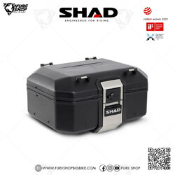 กล่องหลัง SHAD TR37 Black ขนาด 37 ลิตร (ไม่สามารถเก็บหมวกกันน็อคได้)
