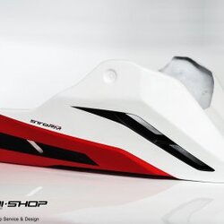 อกล่าง STORM Rider(สตรอมไรเดอร์)สีขาวแดงดำ FOR HONDA CB650F