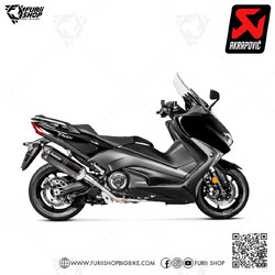 ท่อแต่ง Akrapovic Carbon Racing : for Yamaha TMAX530 SX/DX 2017-2019 & TMAX560 2020-2021 & All new Tmax560 2022-2023