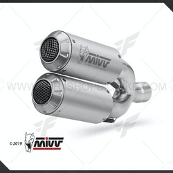 ท่อมอเตอร์ไซค์ MIVV FOR DUCATI MONSTER 821 2 SLIP-ON M3 INOX/ST. STEEL ท่อแต่ง ท่อสูตร ท่อบิ๊กไบค์ ท่อBigbike ท่อไอเสีย