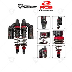 โช๊ค RCB Flow Pro สีแดง For Aerox115/N-Max 305mm