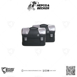 กระเป๋าข้าง HEPCO & BECKER : Strayker C-Bow Side Bag 23 Liters/Pair Black