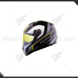 หมวกกันน็อค LS2 FF396 FT2 FORZA R BLACK HI-VIS YELLOW
