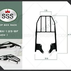 ตะแกรง SSS TOP BOX RACK สำหรับ MSX 125 SF (NEW)