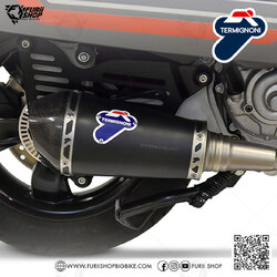 ท่อมอเตอร์ไซค์ Termignoni Black Euro 5 : for Vespa GTS/GTV300 2023 Thai Model