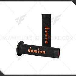 ปลอกแฮนด์ Domino Racing รุ่น A 010 ปี 2020 ดำ-ส้ม รหัส A01041C4540B7-0