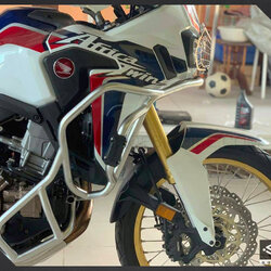 แคชบาร์ SRC สีเงิน Honda Africa Twin