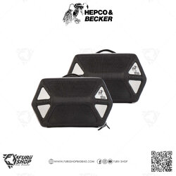 กระเป๋า HEPCO & BECKER : Royster C-Bow Softbags Side Bag 13 L. Black / Silver