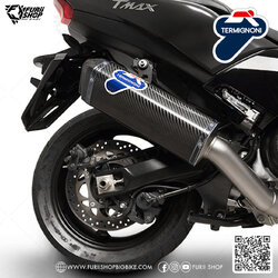 ท่อมอเตอร์ไซค์ Termignoni Carbon : for Yamaha TMAX530 SX/DX 2017-2019 & TMAX560 2020-2021