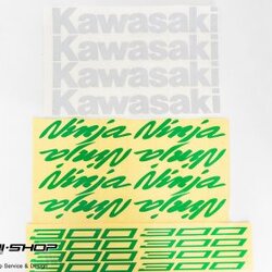 สติ๊กเกอร์ขอบล้อใน สีเขียว ขาว FOR KAWASAKI NINJA300