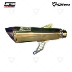 ท่อไอเสีย Slip-On SC MOTO รุ่น SM+ SD-2 GOLD SHINY สีเงา - ทอง