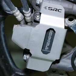 การ์ดปั๊มหน้า SRC สีเงิน FOR SUZUKI V-STROM1000