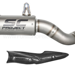 ท่อมอเตอร์ไซค์ SC PROJECT Slip-on Titanium for Kawasaki Z900 ท่อแต่ง ท่อสูตร ท่อบิ๊กไบค์ ท่อBigbike ท่อไอเสีย