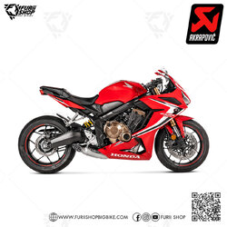 ท่อแต่ง Akrapovic 4-2-1 4 รู Titanium Logo Aluminium Limited : for Honda CBR650R/CB650R 2019-2022