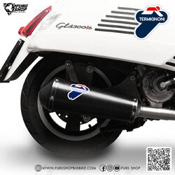 ท่อมอเตอร์ไซค์ Termignoni Slip on Black : for Vespa GTS 300
