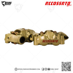 ปั้มล่างคู่ Accossato Radial Brake 4P Caliper CNC (PZ001H-SD)